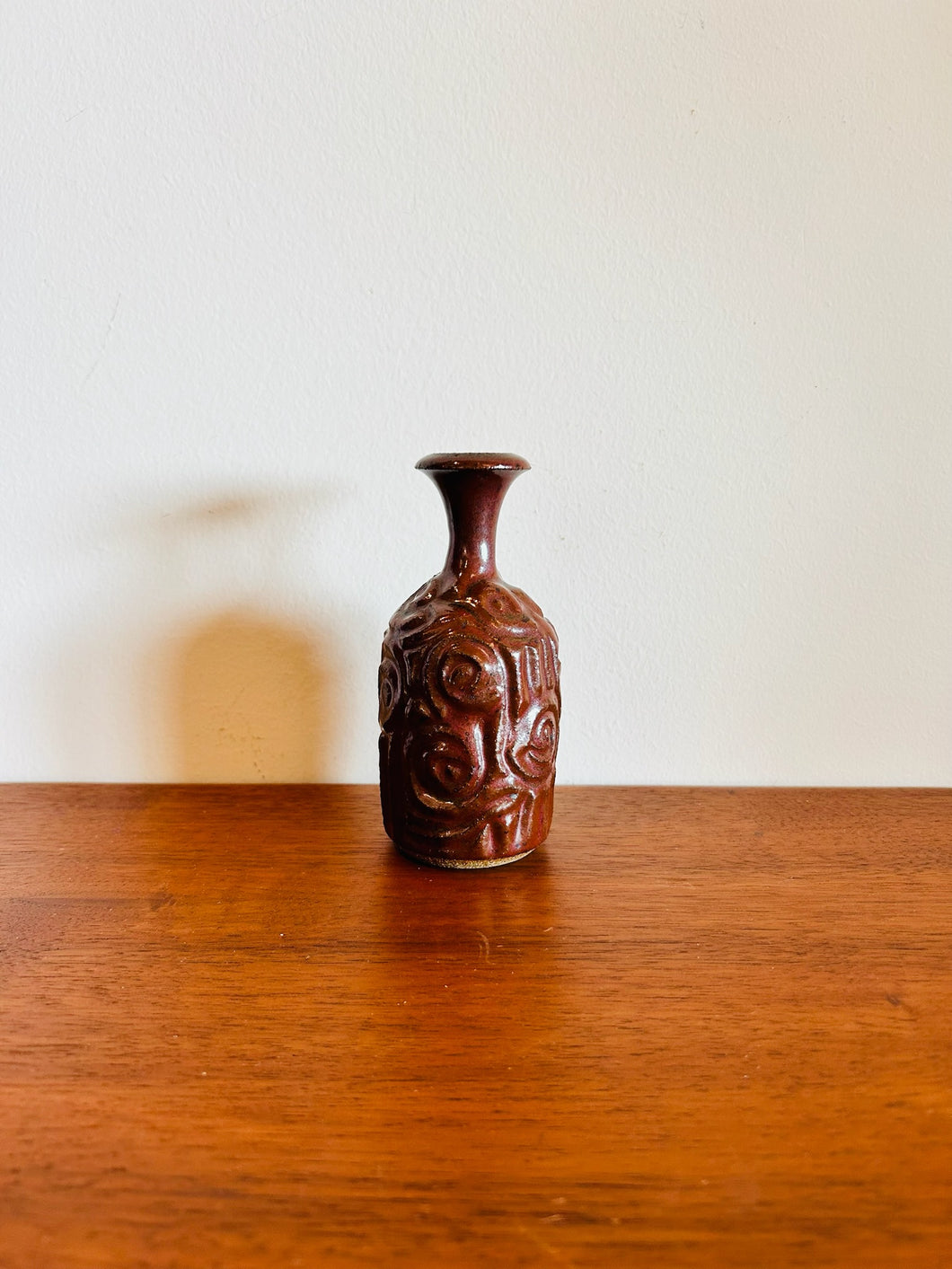 Brutalist Studio Pottery Bud Vase