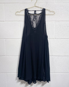 Free People Little Black Nightgown