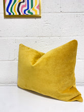 Load image into Gallery viewer, Gold Plush Rectangular Pillow
