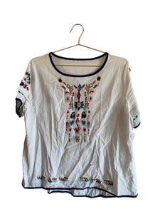 Mexican Floral Embroidered top