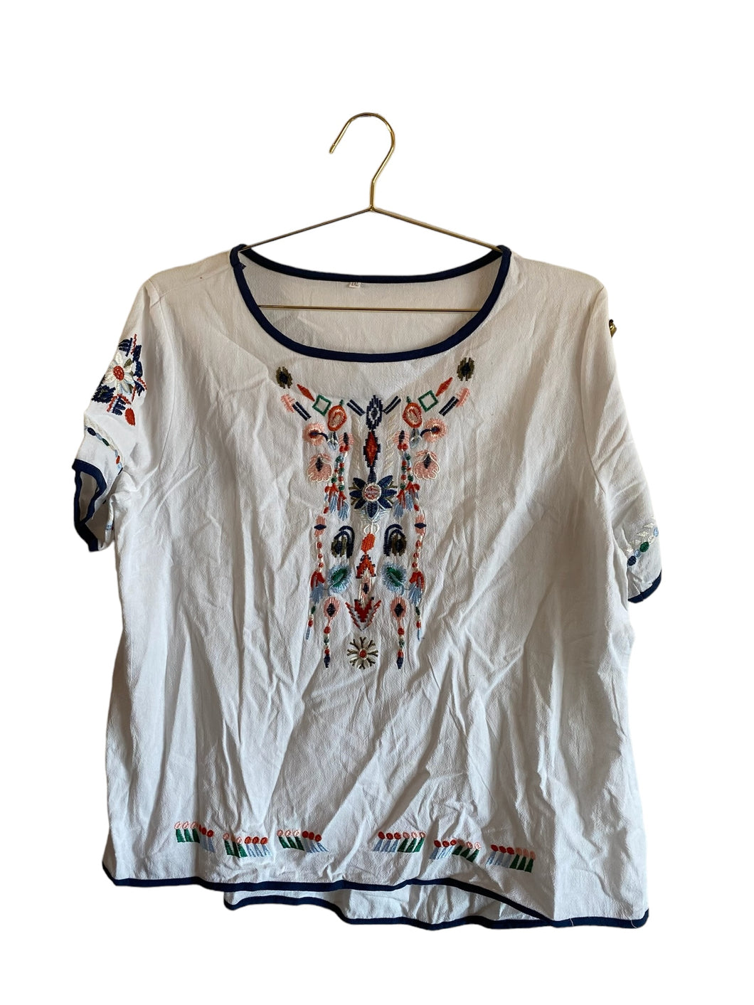 Mexican Floral Embroidered top