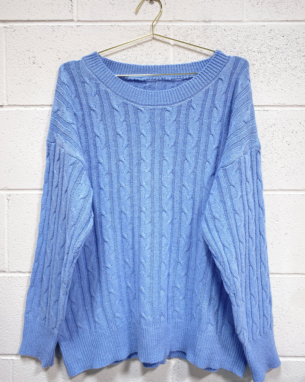 Knit Blue Sweater (3X)