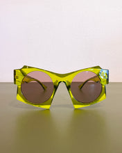 Load image into Gallery viewer, Smokey Chartreuse Sunnies
