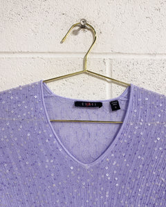 Lavender Sequin Blouse (S)