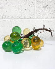 Load image into Gallery viewer, Vintage Gold and Green Lucite Grapes
