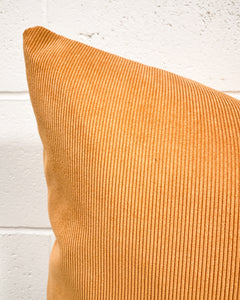 Square Pillow in Parallel Tobacco