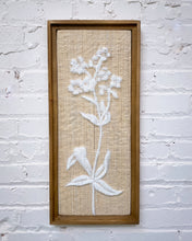 Load image into Gallery viewer, Framed Woven Floral Art
