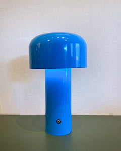 Blue Mushroom LED Lamp