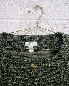 Anne Taylor Green Tweed Waist Coast (8)