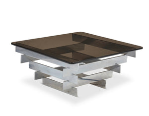 Tavolo Scultura Chrome Vintage Coffee Table