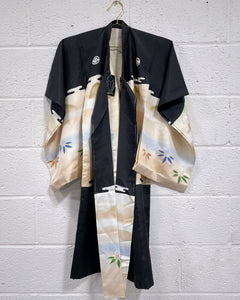 Vintage Silk Kimono Robe