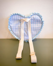 Load image into Gallery viewer, Heartshaped Gingham Backpack
