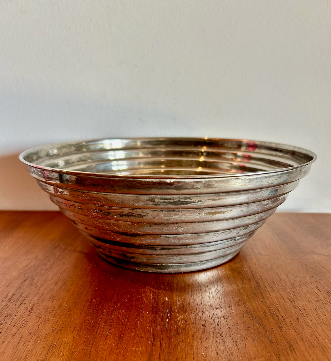 Alessi Style Handmade Silverplated Bowl