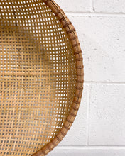 Load image into Gallery viewer, Vintage Large Woven Winnowing Basket
