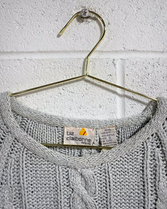 Light Grey Cable Knit Sweater (PS)