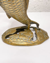 Load image into Gallery viewer, Vintage Pair of Brass Standing Coi Fish
