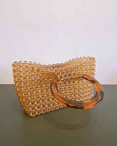 Amber Beaded Handbag