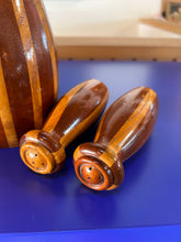 Load image into Gallery viewer, Maple mahogany handmade Salt Pepper shakers
