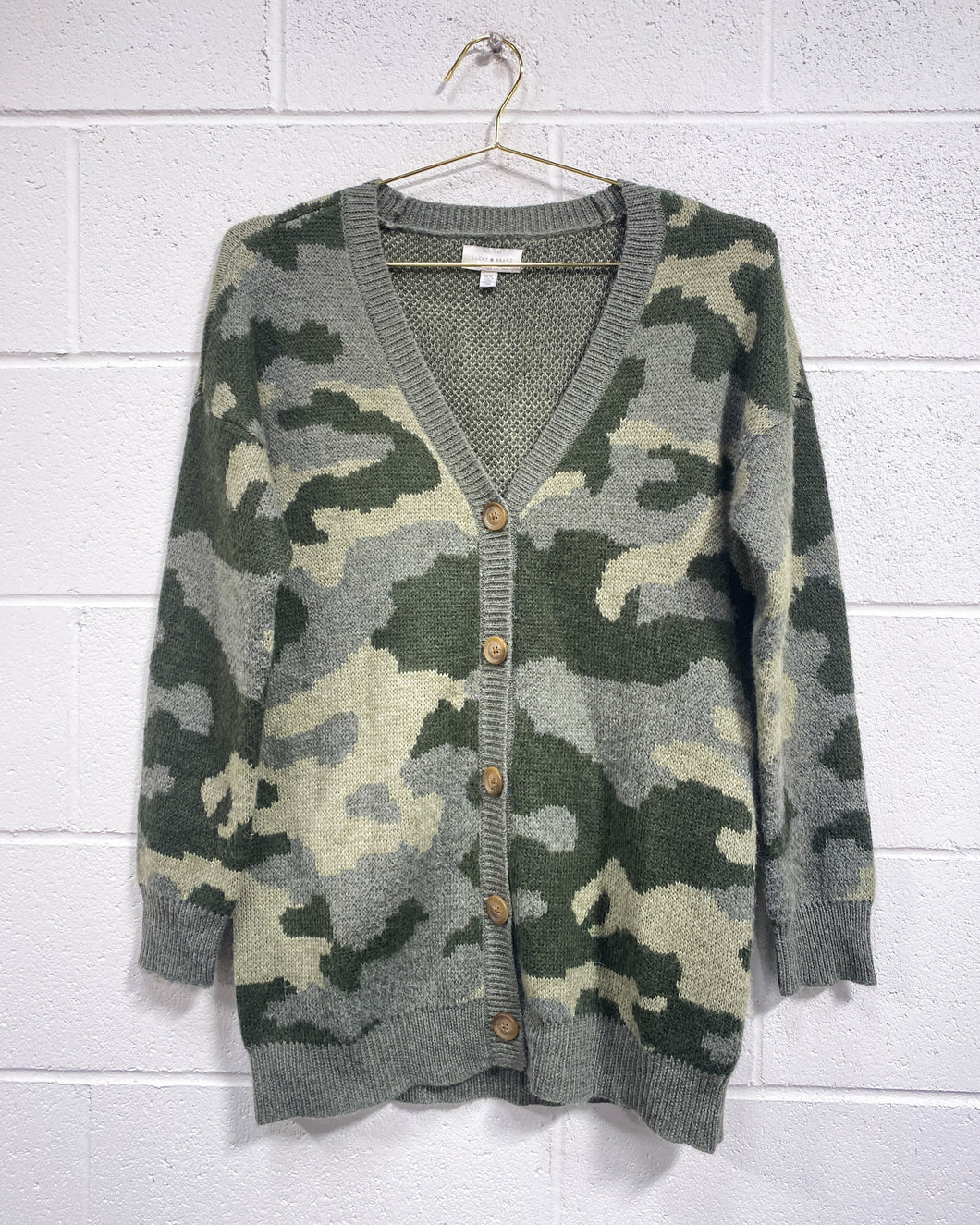 Camo Cardigan (M)