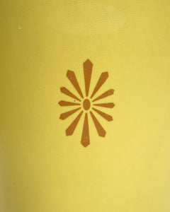 Vintage Yellow Tupperware Canister - Medium