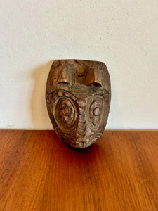 Mini Solid Wood Tribal Mask