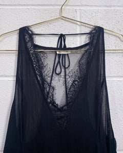 Free People Little Black Nightgown