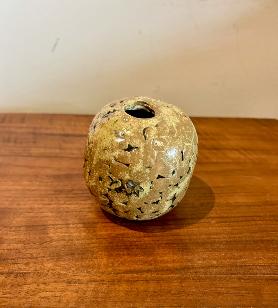 Midcentury Biomorphic Hand-made Pottery Bird House