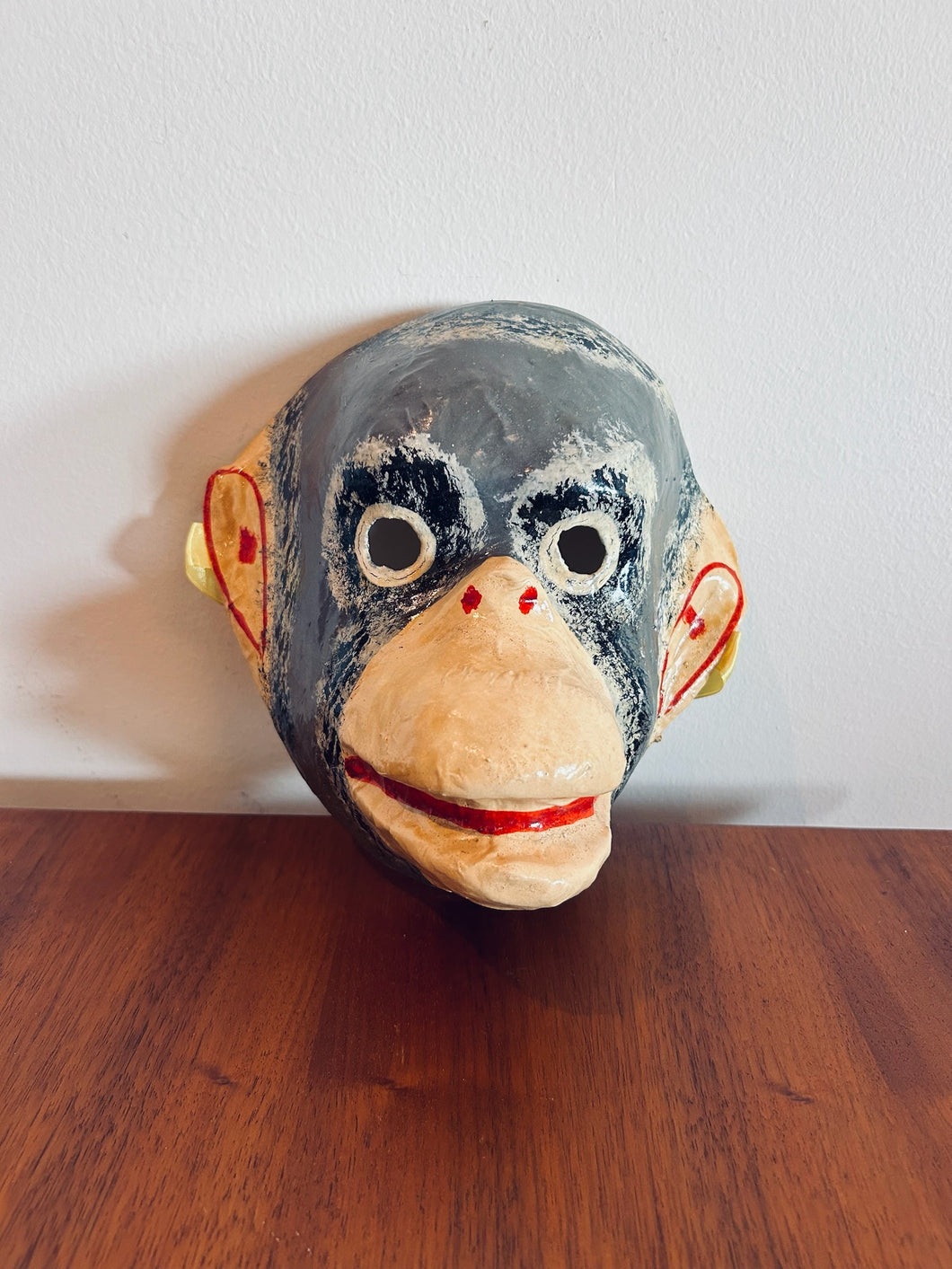 Paper Mache Monkey Face Wall Art