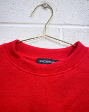 Load image into Gallery viewer, Red Pullover with Fringe Detail
