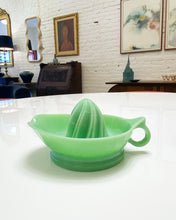 Load image into Gallery viewer, Jadeite Glass Juicer
