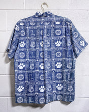 Load image into Gallery viewer, IHS Blue and White Collared Shirt
