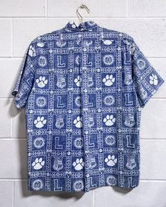 IHS Blue and White Collared Shirt