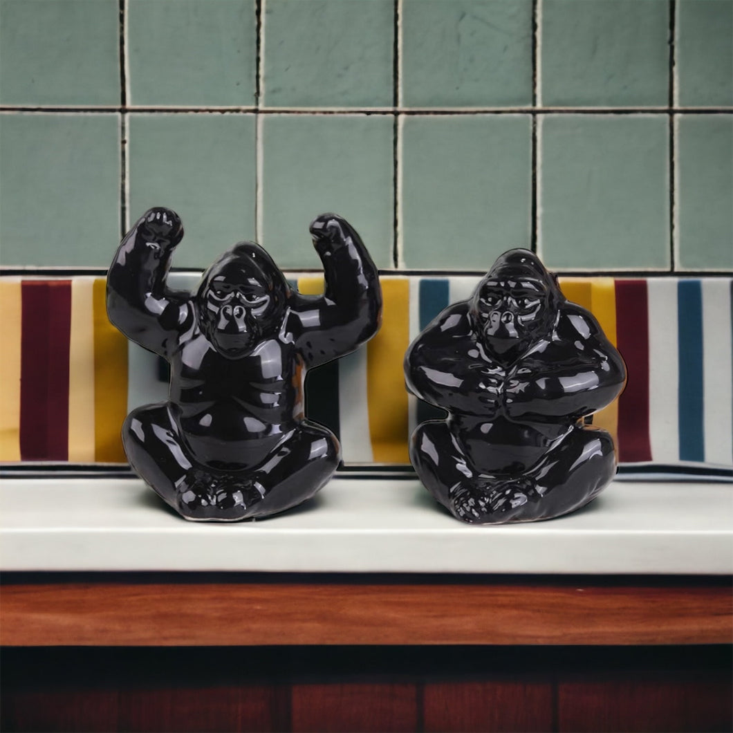 Gorilla Salt and Pepper Shakers