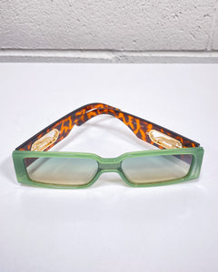 Green Rectangular Sunnies