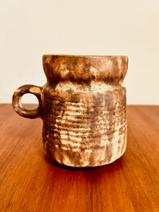 Stoneware Multi-Tones and Cream Colored Coffee Pottery