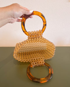 Amber Beaded Handbag