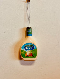 Christmas Tree Hidden Valley The Original Ranch Dressing Glass Ornament