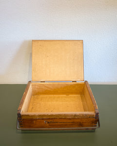 Vintage Pattie’s “Cellophane” Wood Box