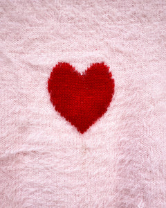 Super Soft Pink Blouse with Heart (XXL)