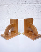 Load image into Gallery viewer, Vintage Wooden Sculptural Bookends
