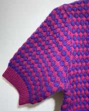 Load image into Gallery viewer, Purple and Berry Knit Cardigan
