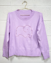 Load image into Gallery viewer, Lavender Elephant Sweater(XL)
