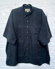 Load image into Gallery viewer, Black Hawaiian Shirt (4X)
