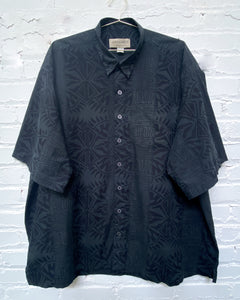 Black Hawaiian Shirt (4X)