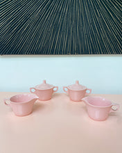 Load image into Gallery viewer, Vintage Bubblegum Pink Melamine Dish-ware - Set of 55
