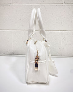 White Bucket Purse