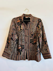 White Stag Paisley Coat