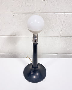 Vintage Black Table Lamp - As Found