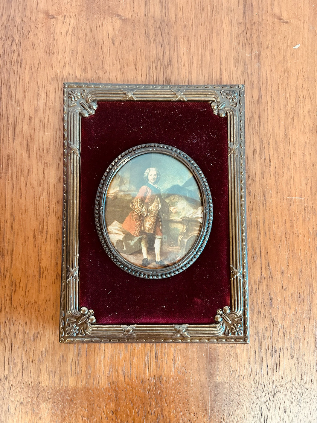 Miniature Print of Antique Portrait