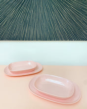 Load image into Gallery viewer, Vintage Bubblegum Pink Melamine Dish-ware - Set of 55
